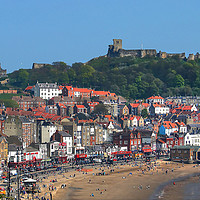 Buy canvas prints of Scarborough Yorkshire UK by Irene Burdell