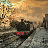 Buy canvas prints of The Station at Hawes Yorkshire by Irene Burdell