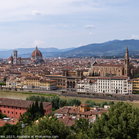 Buy canvas prints of View of Florence by Richie Miles