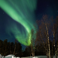 Buy canvas prints of Northern Lights, Finland by Richie Miles