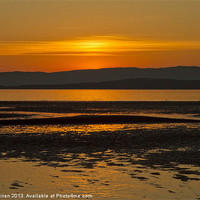 Buy canvas prints of Sunset Over Kintyre Hills Scotland by Tim O'Brien