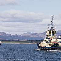 Buy canvas prints of Tug Boat Clyde by Tim O'Brien