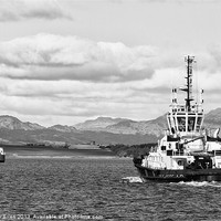 Buy canvas prints of Clyde Tug Boat by Tim O'Brien
