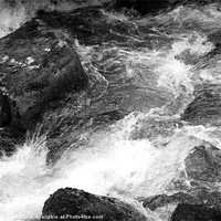 Buy canvas prints of Rushing Water Over Rocks by Tim O'Brien
