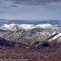 Buy canvas prints of Landscape Meall ABhuiridh Massif by Tim O'Brien