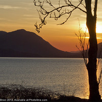 Buy canvas prints of Sunset Over Loch Linnhe by Tim O'Brien