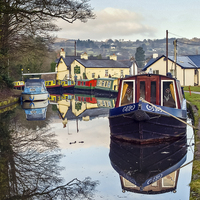 Buy canvas prints of The Monmouthshire and Brecon Canal by Steve Liptrot