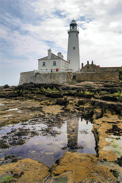 St. Mary's Lighthouse Picture Board by Kevin Tate