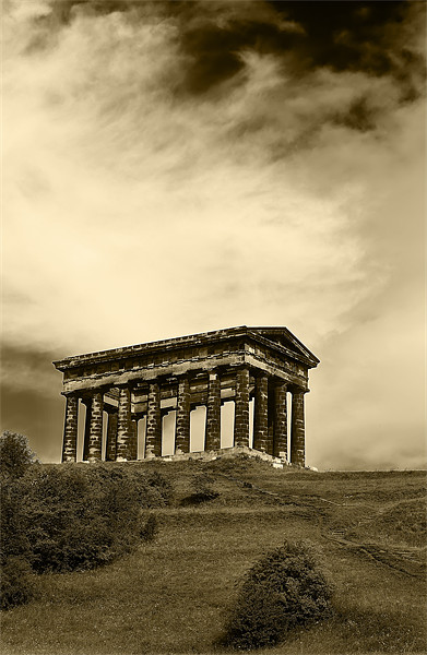 Penshaw Monument Picture Board by Kevin Tate