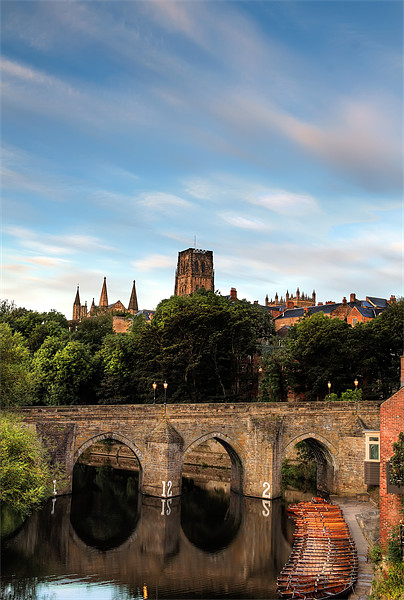 Elvet Bridge in Early Morning Light Picture Board by Kevin Tate