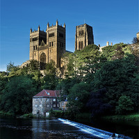 Buy canvas prints of Durham Cathedral in the Evening Sun by Kevin Tate