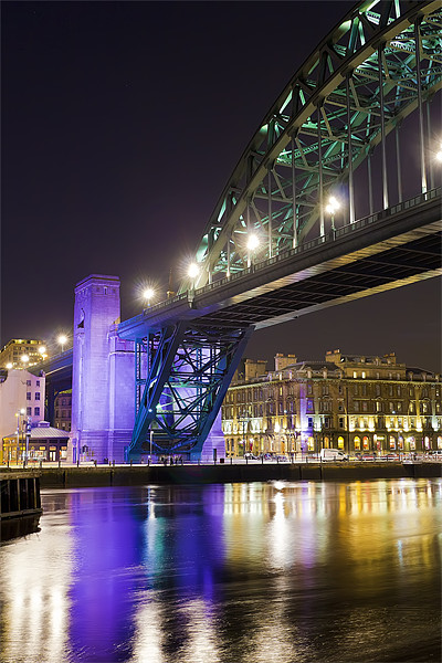 Newcastle Tyne Bridge and Quayside Picture Board by Kevin Tate