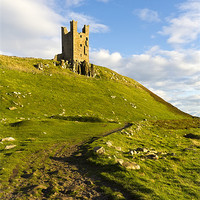 Buy canvas prints of Dunstanburgh Castle, Northumberland by Kevin Tate
