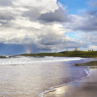 Buy canvas prints of Dunstanburgh Shoreline by Kevin Tate