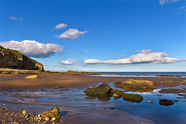 Blackhall Rocks Beach Picture Board by Kevin Tate
