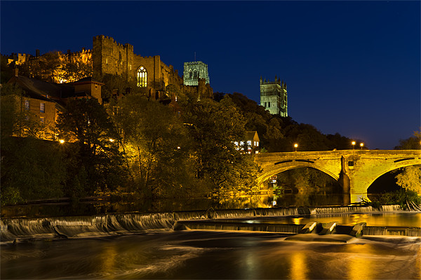 Durham at night Picture Board by Kevin Tate