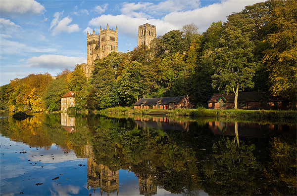 Durham Cathedral in Autumn. Picture Board by Kevin Tate