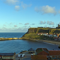 Buy canvas prints of Whitby Harbour by Kevin Tate