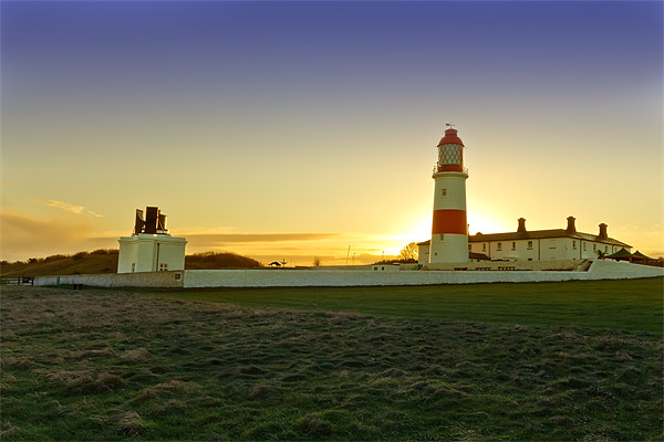 Souter Lighthouse Picture Board by Kevin Tate