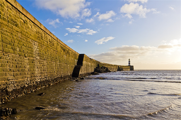 Seaham harbour lighthouse Picture Board by Kevin Tate