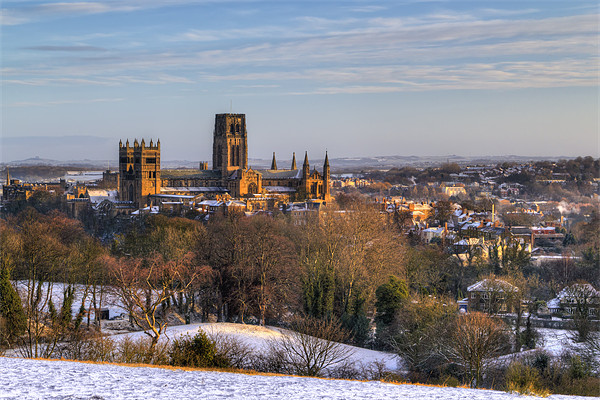 Durham Cathedral from Potters Bank. Picture Board by Kevin Tate