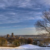 Buy canvas prints of Durham Cathedral and City. by Kevin Tate