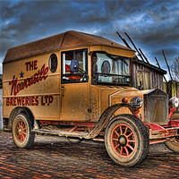 Buy canvas prints of Newcastle Broon Delivery Van by Kevin Tate
