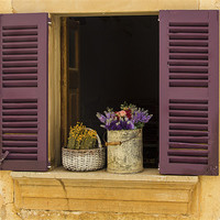 Buy canvas prints of Rustic window by Kevin Tate