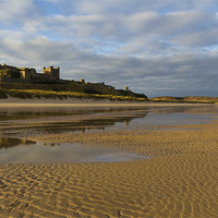 Buy canvas prints of Bamburgh Castle by Kevin Tate
