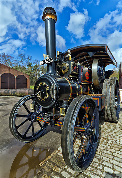Traction Engine Picture Board by Kevin Tate