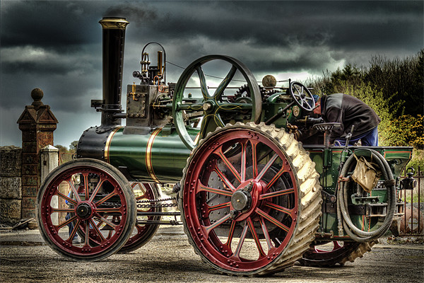 Traction Engine PT1916 Picture Board by Kevin Tate