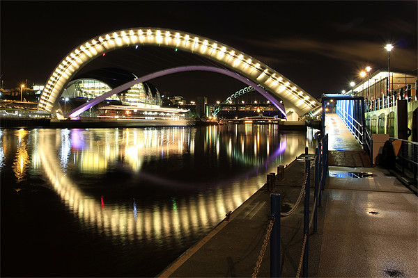 The millennium bridge Picture Board by Kevin Tate