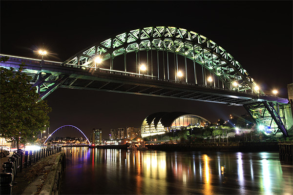 Tyne Bridge Picture Board by Kevin Tate