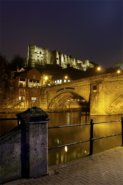 Durham Castle at Night Picture Board by Kevin Tate