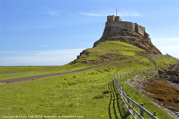 Lindisfarne Castle Picture Board by Kevin Tate
