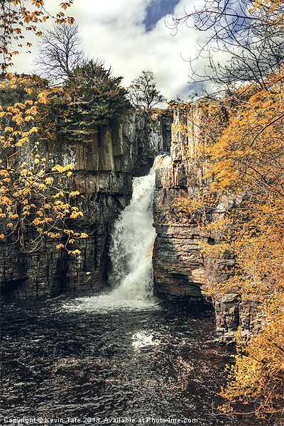 High Force in Autumn colours Picture Board by Kevin Tate