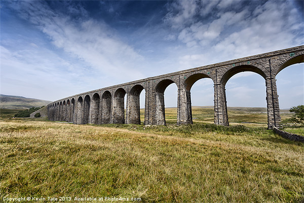 Ribblehead viaduct Picture Board by Kevin Tate
