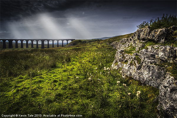 Ribblehead overcast Picture Board by Kevin Tate
