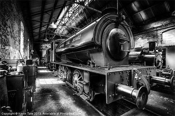 Steam Engine NCB No. 49 Picture Board by Kevin Tate