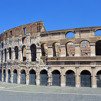 Buy canvas prints of Roman colossuem by Kevin Tate