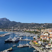 Buy canvas prints of Calvi Harbour by Kevin Tate