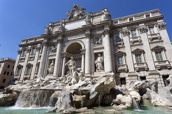 Trevi Fountain Picture Board by Kevin Tate