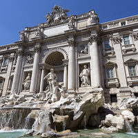 Buy canvas prints of Trevi Fountain by Kevin Tate