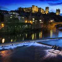 Buy canvas prints of Durham at Night by Kevin Tate