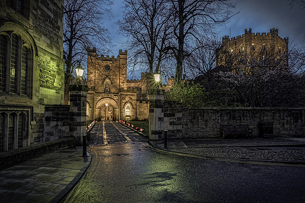 Durham Castle Gatehouse and Keep Picture Board by Kevin Tate