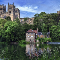 Buy canvas prints of Durham Cathedral and Fulling Mill by Kevin Tate
