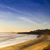 Buy canvas prints of Longsands Beach, Tynemouth by Kevin Tate