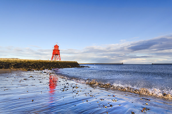South Shields Groyne Picture Board by Kevin Tate
