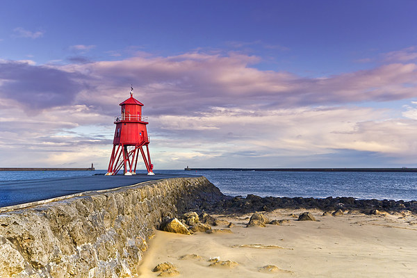 South Shields Groyne Picture Board by Kevin Tate