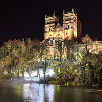 Buy canvas prints of  Durham Cathedral Lumiere by Kevin Tate